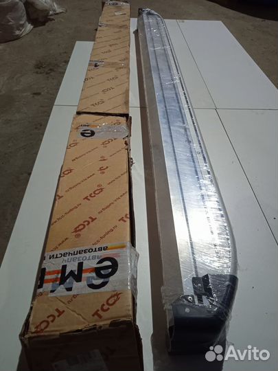 Пороги алюминиевые для Mitsubishi L200