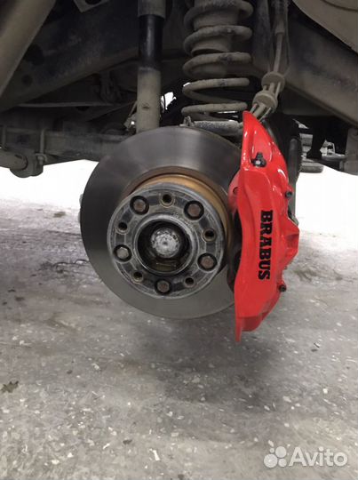 Накладки на суппорта под 6.3 AMG, brabus, Mercedes