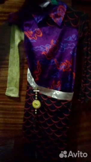 Новогодний костюм monsterhigh и парик