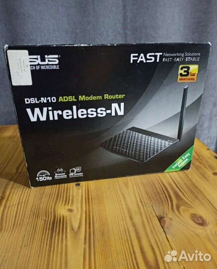 Wi Fi роутер Asus DSL-N10 150Mbps