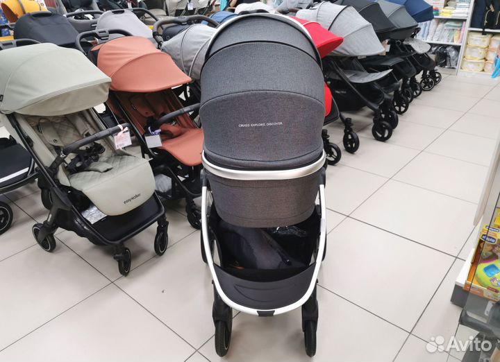 Коляска 2 в 1 Rant Cruise Jet Carbon