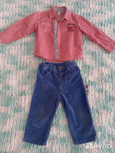 Костюм для мальчика 74-80, детские вещи