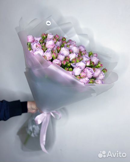 Пионовидные розы букет сочи