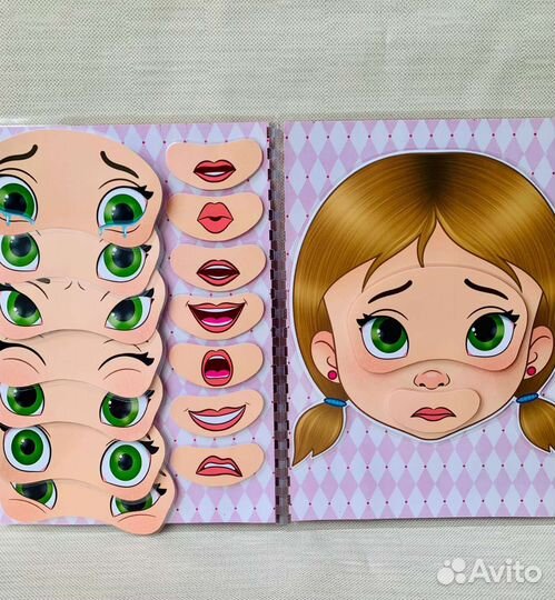 Игры на липучках Конструктор эмоций