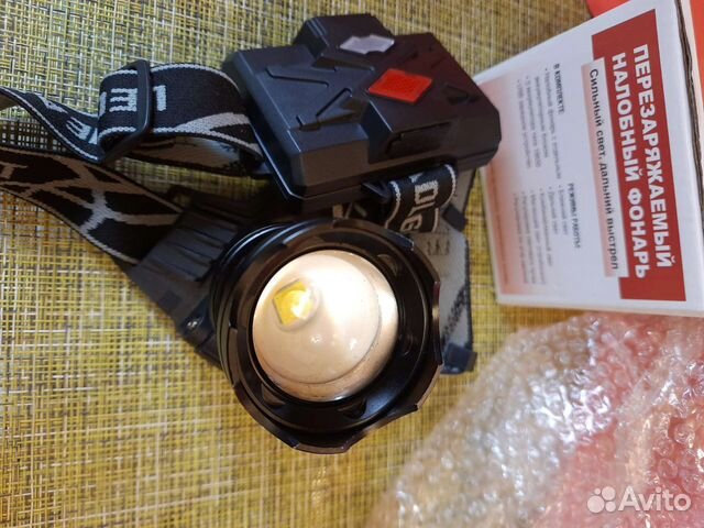 Фонарик налобный. Новейший XHP 99