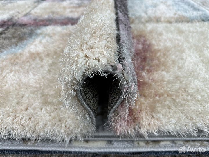 Ковер 1.6х3 с высоким ворсом, яркий