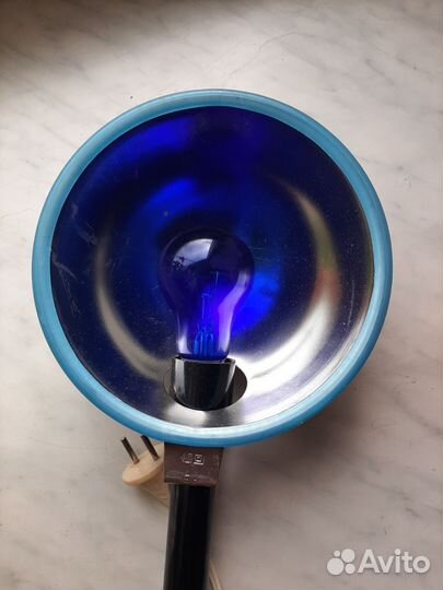 Синяя лампа рефлектор Минина