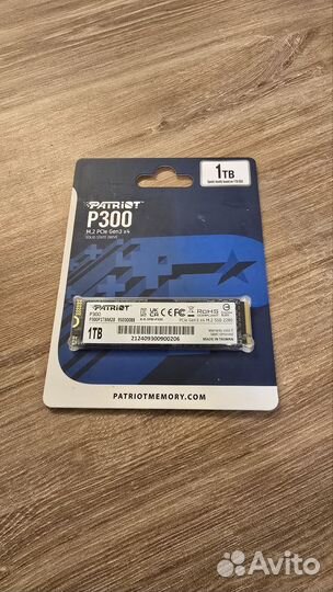 M2 1 tb Patriot P300 SSD nvme