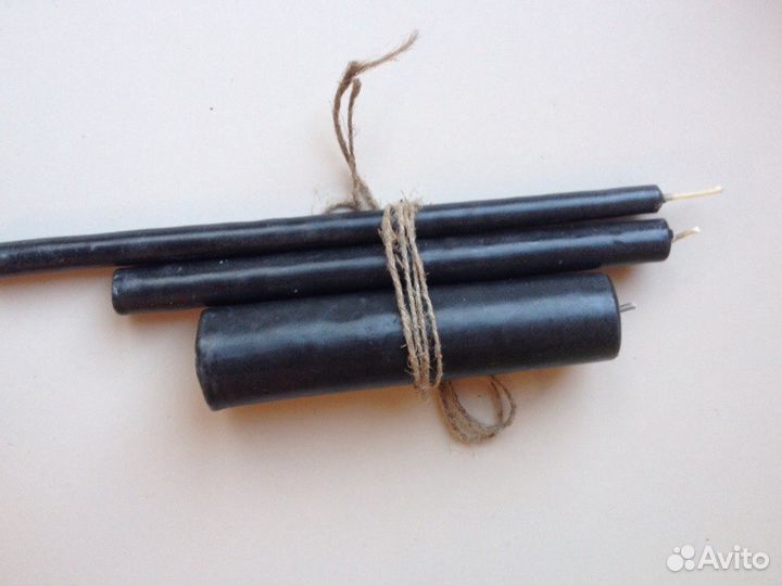 Восковые Свечи.Черные,Красные,Белые, Синие, Зелёны