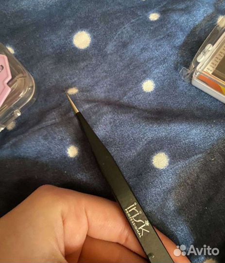 Пинцет для наращивания ресниц