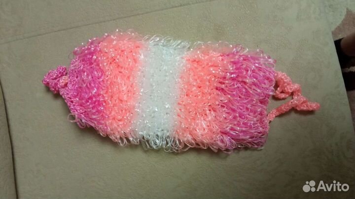 Мочалки ручной вязки