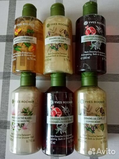 Ив Роше,гели для душа