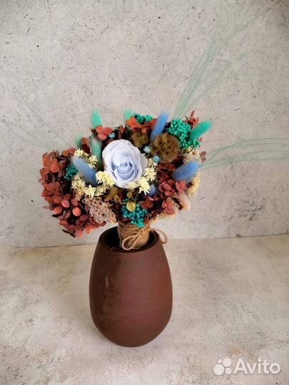 Букет сухоцветы подарок интерьер 1 сентября