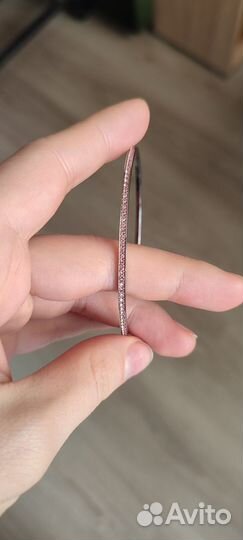 Серебряный браслет с кристаллами Swarovski