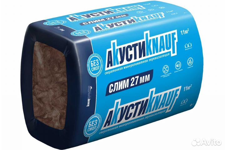 Акустический утеплитель 666310 S34MR Akusti knauf