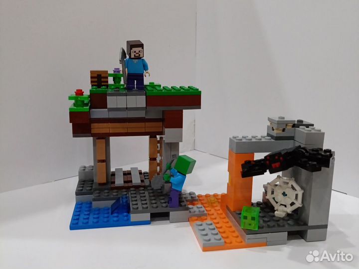 Оригинал Lego minecraft заброшенная шахта