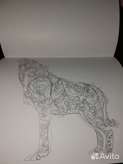 Книга раскраска антистресс