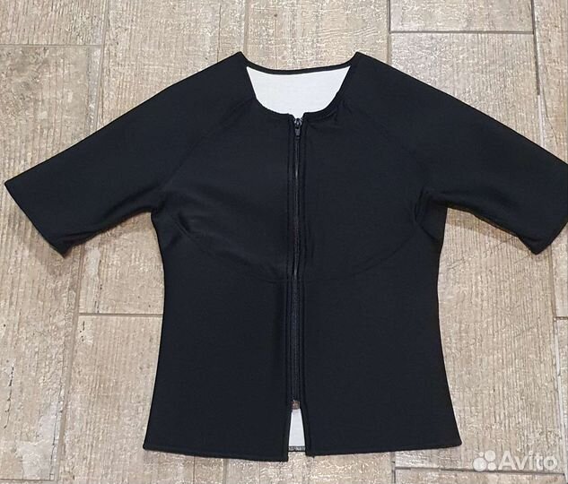 Компрессионная футболка на молнии размер 42-44