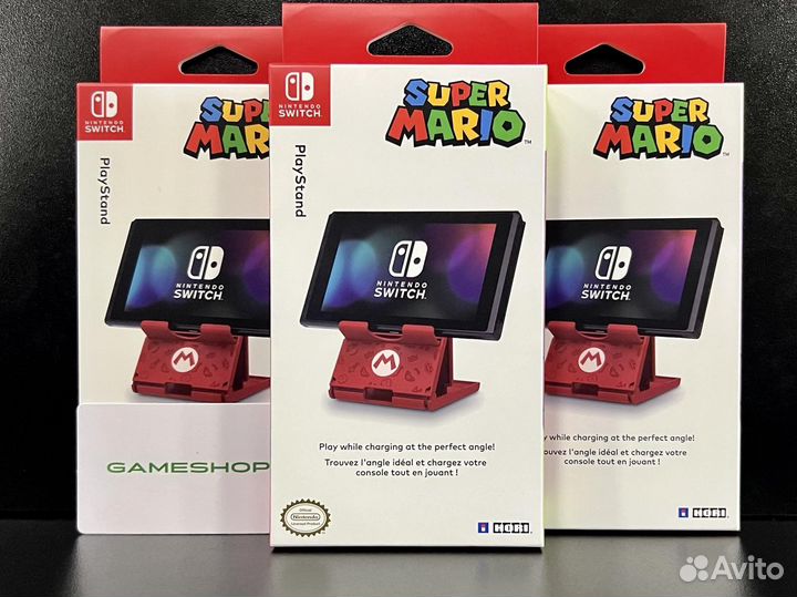 Switch: Hori. Подставка PlayStand Super Mario