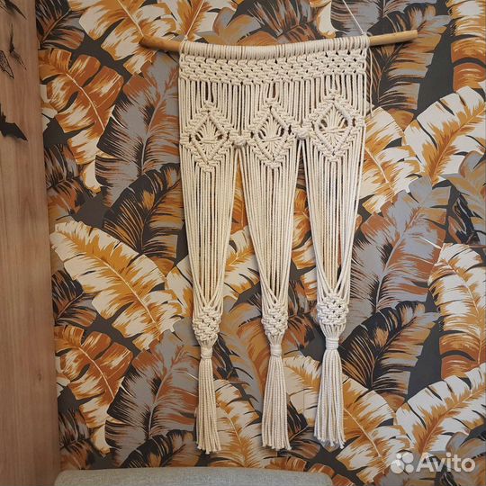 Кашпо в технике макраме