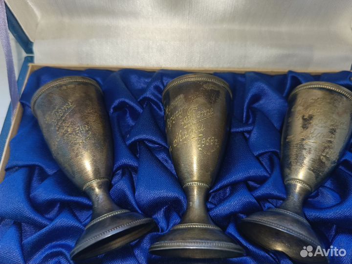 Серебряные рюмки СССР