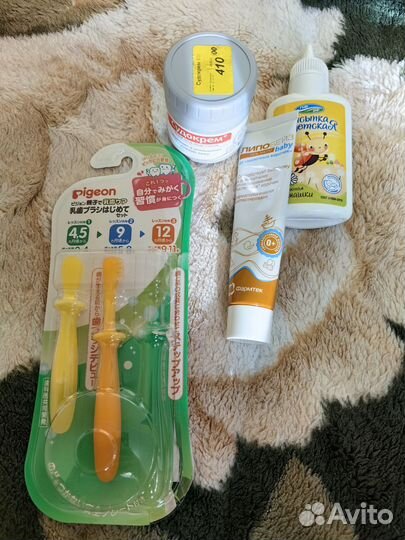 Набор зубных щёток Pigeon от 4 до 12 мес 2 шт