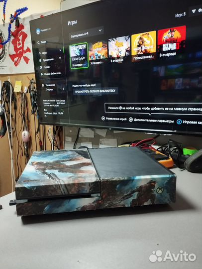 Xbox One 500 gb + игры