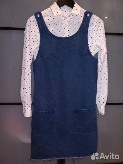 Джинсовый сарафан