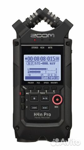 Рекордер zoom H4 n pro blk новый(офиц. гарантия)