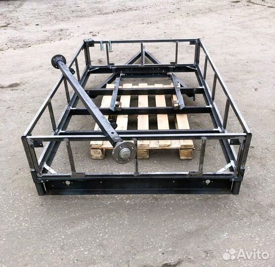 Рама, дышло, ось прицепа усиленная с документами