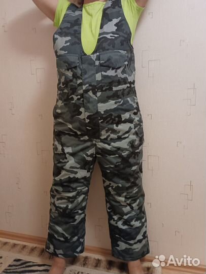Полукомбинезон утепленный камуфлированный