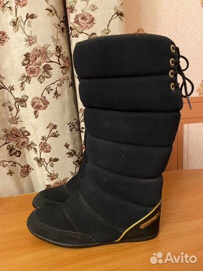 Сапоги натуральная замша зимние р.35,5 Adidas