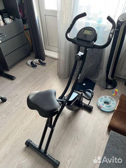Велотренажер складной компактный