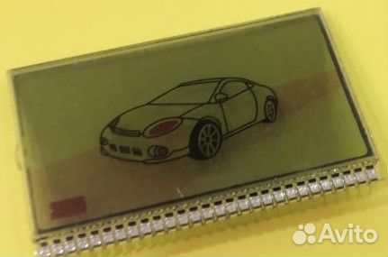 Замена дисплея брелока сигнализации Scher-Khan 7