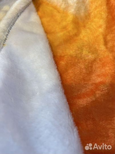 Новый мягкий плед 150’150 яичница