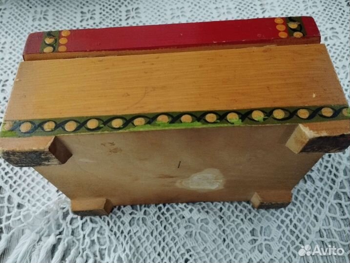 Шкатулка деревянная СССР