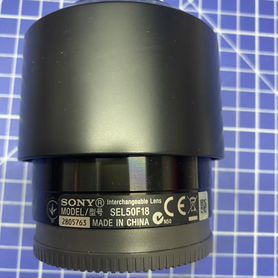 Портретный объектив Sony SEL-50F18