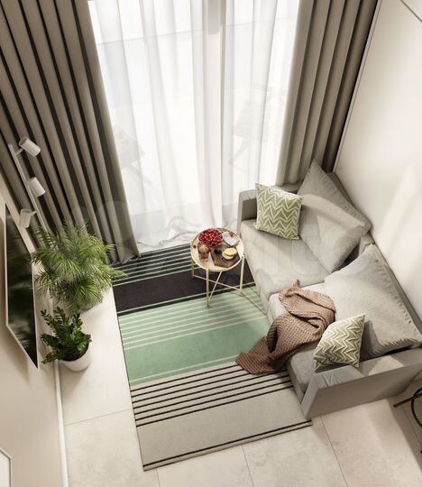 Апартаменты-студия, 21,2 м², 8/9 эт.