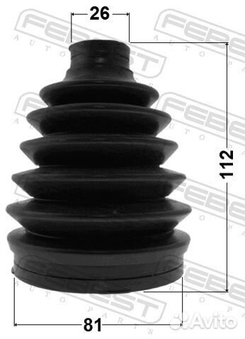 Пыльник шруса внешнего (комплект) PVC 0417PGA F