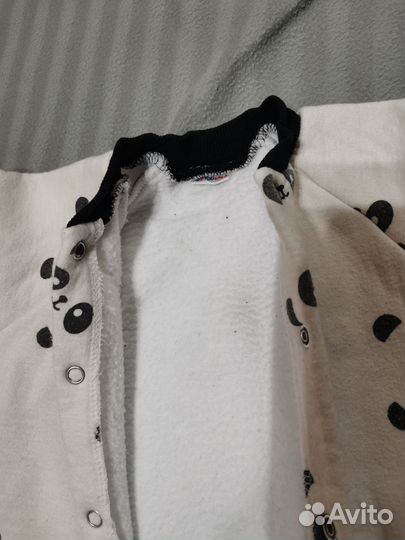 Комбинезон из футера с начесом 74