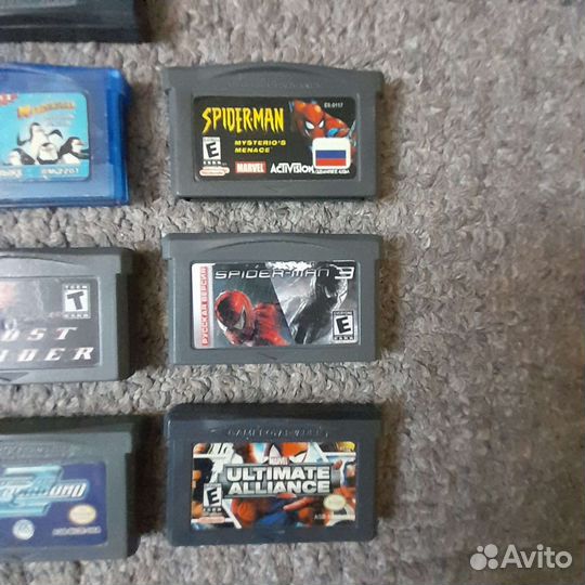 Картриджи для game boy advance