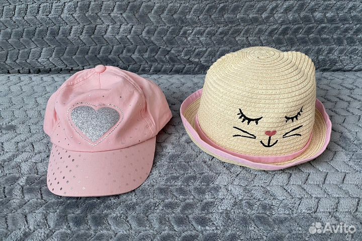 Шляпка и кепка для девочки 48-50