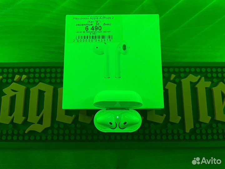 Оигинальные наушники AirPods 2