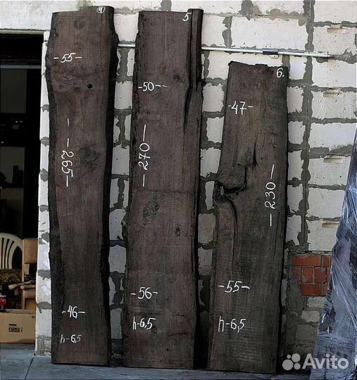 Доска из мореного дуба