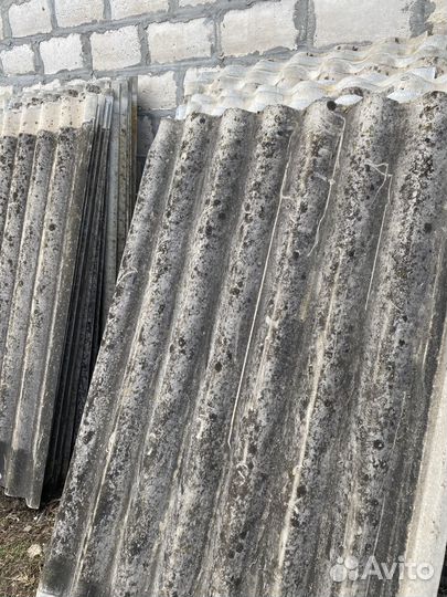 Шифер 7 волновой бу