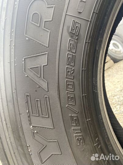 Грузовые шины б/у 315/80/R22.5 GoodYear Art 1477