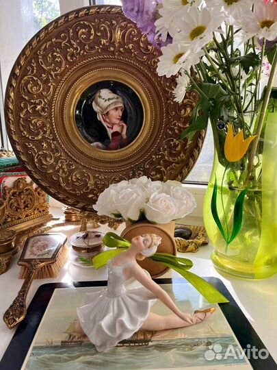 Винтаж: Фарфоровая статуэтка балерина (Germany)