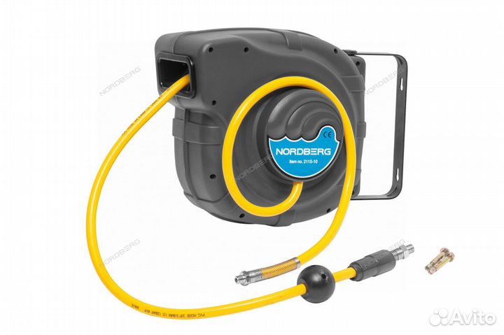 Шланг воздушный катушка 10x16мм 14+1м 2115-10G