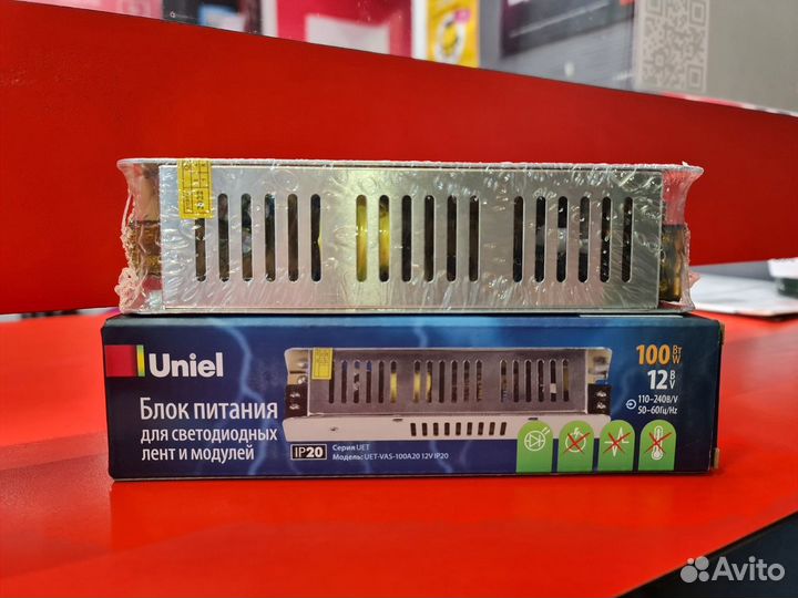 Блок питания для светодиодов uniel UET-VAS-100A20
