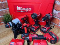 Milwaukee набор аккумуляторных инструментов 4в1